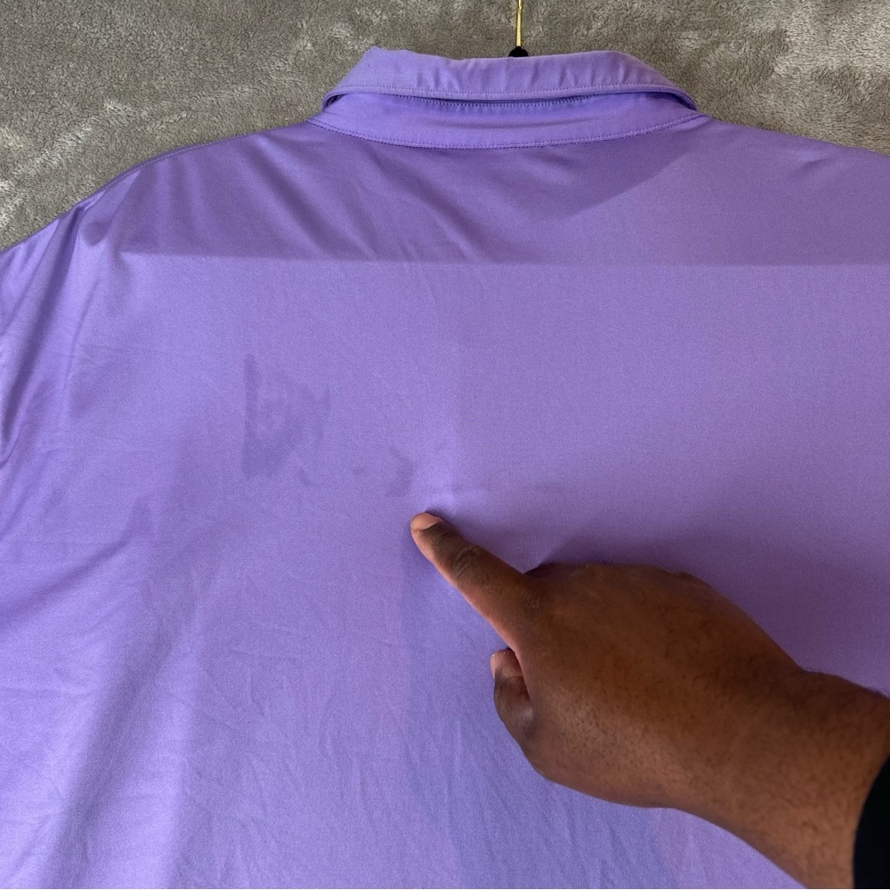 Peter Millar Summer Comfort Golf Polo Shirt Men's 2XL Purple - Picture 7 of 16